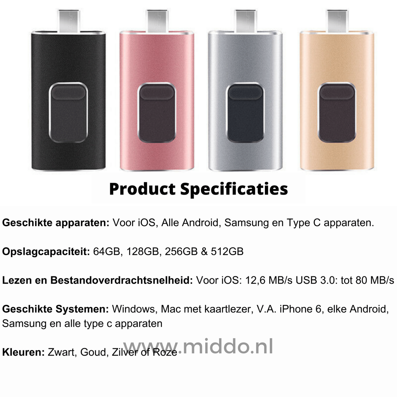 FlexiDrive™ Universal Flash Drive – Elmora & Co.