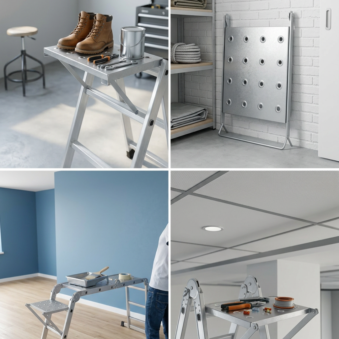 Last Day 50% OFF | WorkMate™ Foldable Steel Ladder Platform – Elmora & Co.