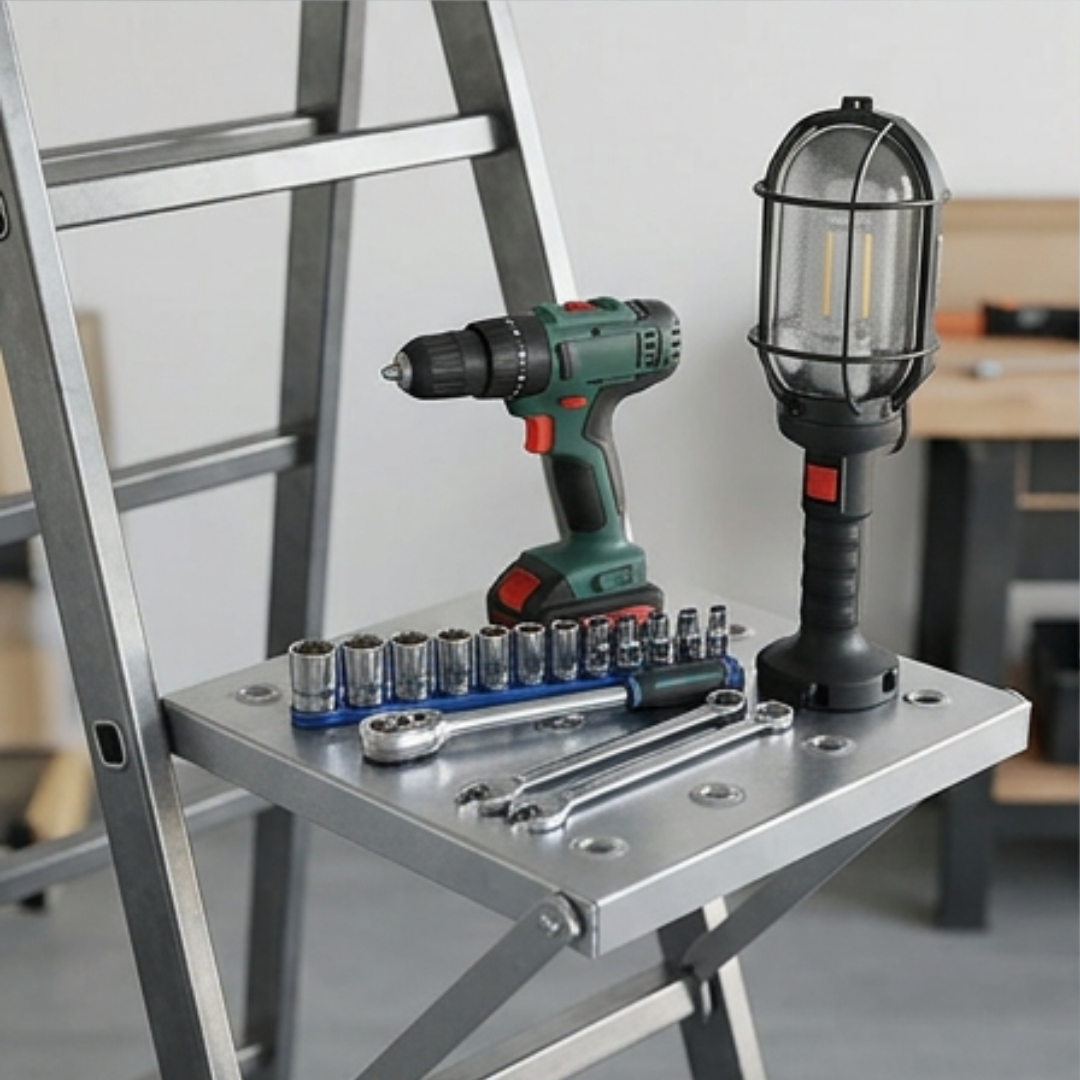 Last Day 50% OFF | WorkMate™ Foldable Steel Ladder Platform – Elmora & Co.