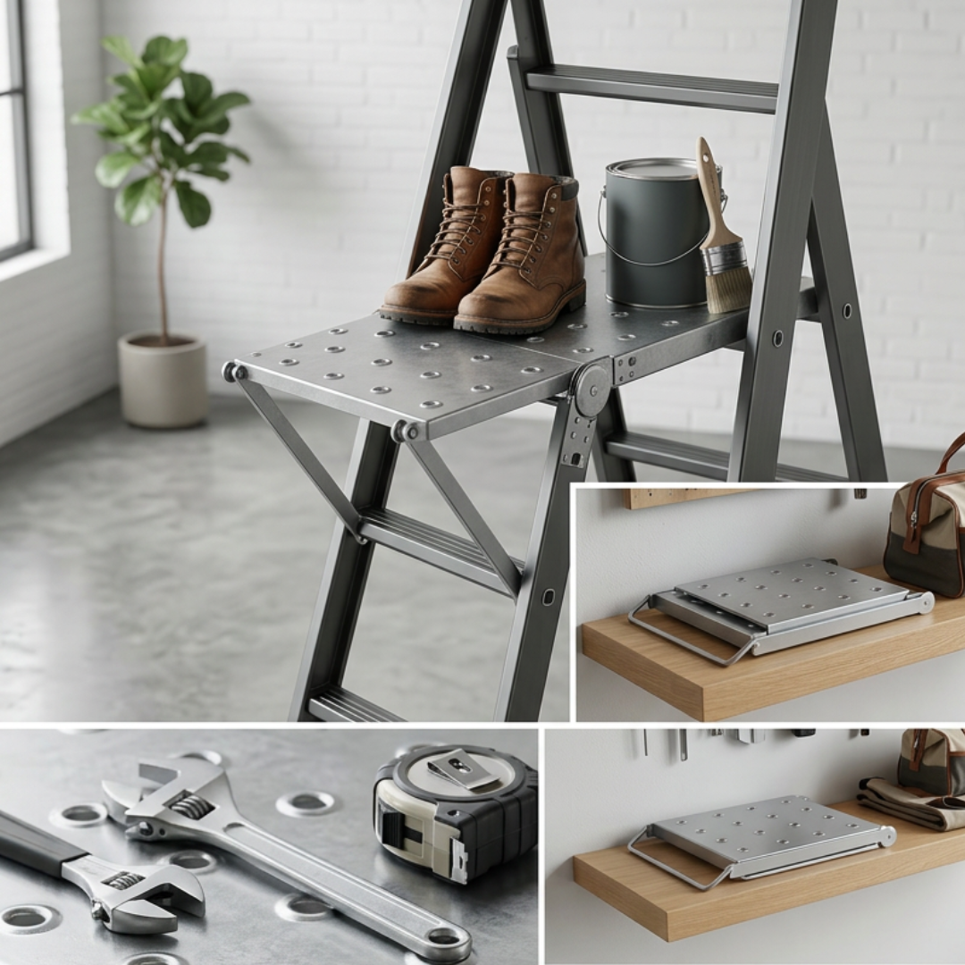 Last Day 50% OFF | WorkMate™ Foldable Steel Ladder Platform – Elmora & Co.