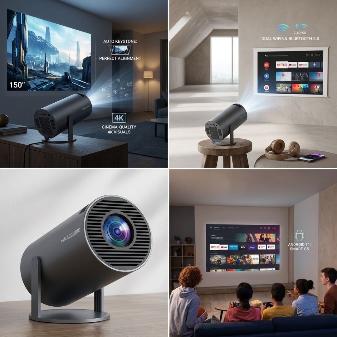 Last Day 50% OFF | ProView™ Portable Projector – Elmora & Co.