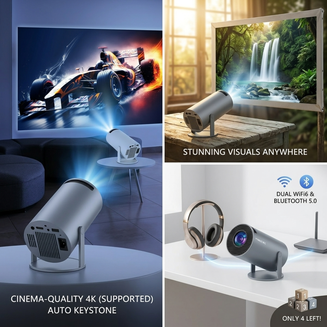 Last Projector Last Day 50% OFF | ProView™ Portable Projector – Elmora & Co.