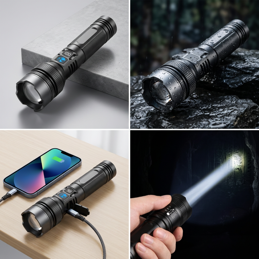 Last Day 50% OFF | EverGlow™ Powerful LED Flashlight – Elmora & Co.