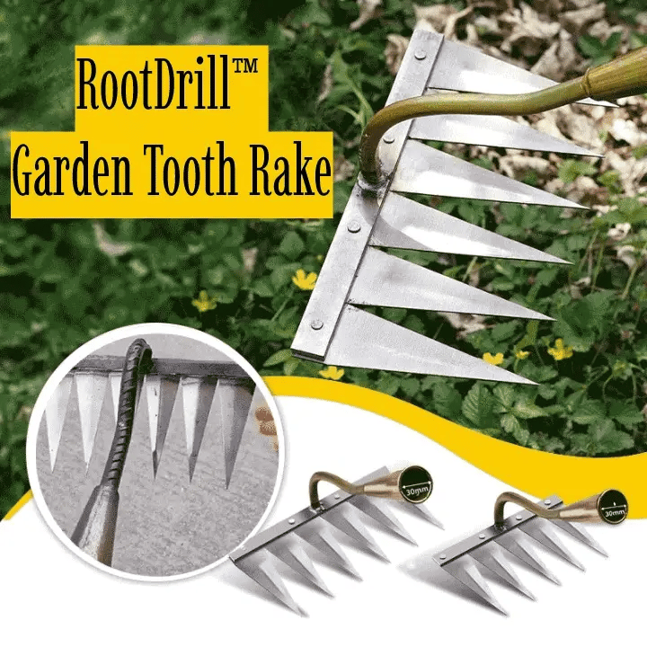 RootDrill™ Garden Rake – Elmora & Co.