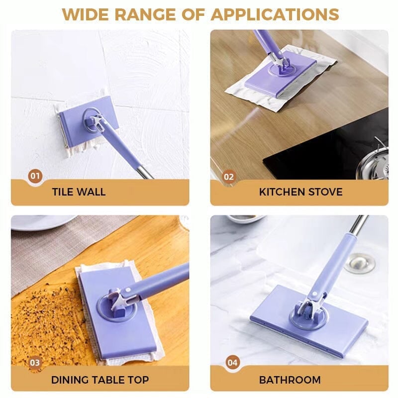 SmartSwipe™ Automatic Cloth-Switching Mop – Elmora & Co.