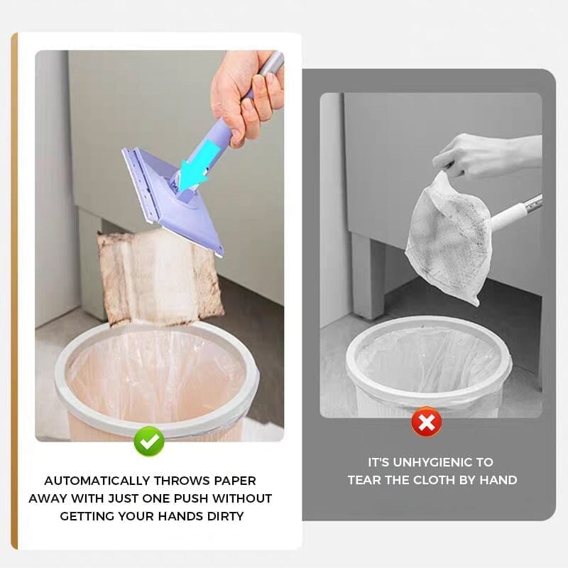 SmartSwipe™ Automatic Cloth-Switching Mop – Elmora & Co.