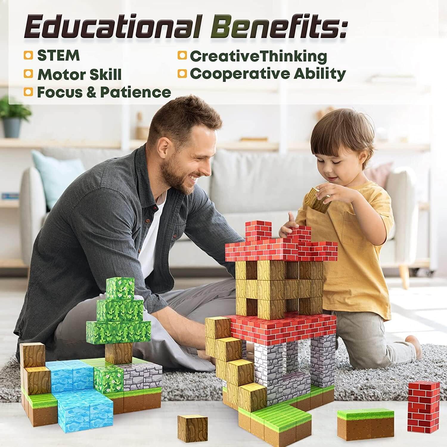 MagniBlocks™ Magnetic Learning Blocks – Elmora & Co.